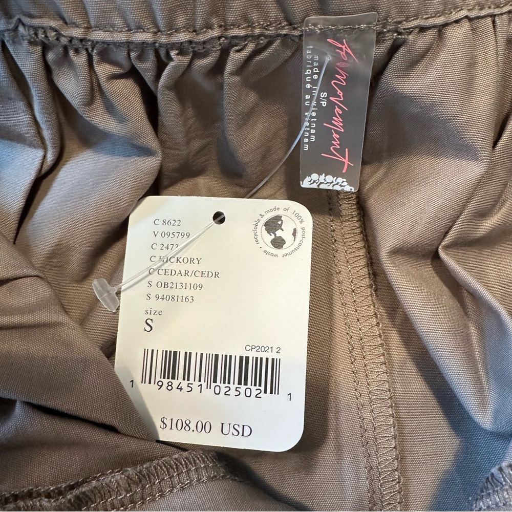 NWT Free People Movement Straight Up Pants in Hickory Size S - Picture 6 of 12